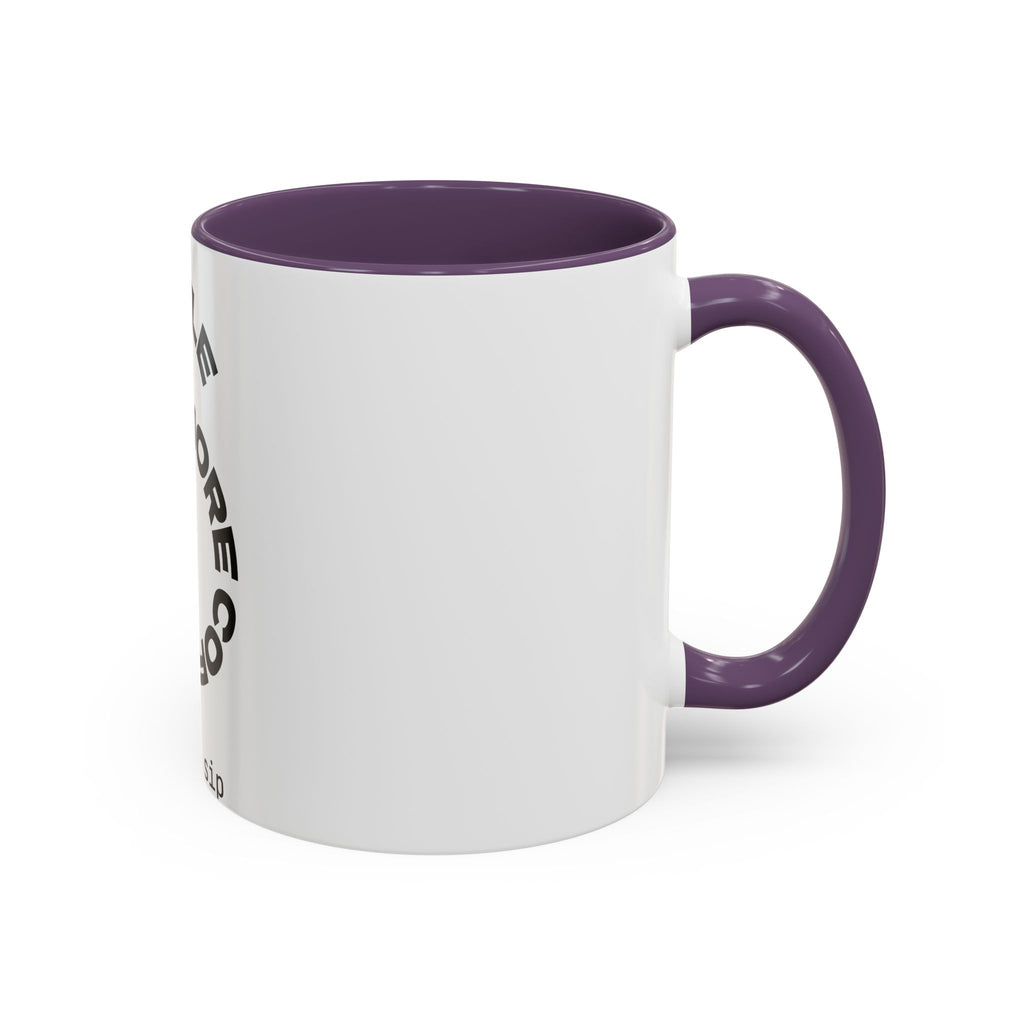 Hustle More Coffee Mug – 'More Coffee Less Hustle' Accent Ceramic Mug