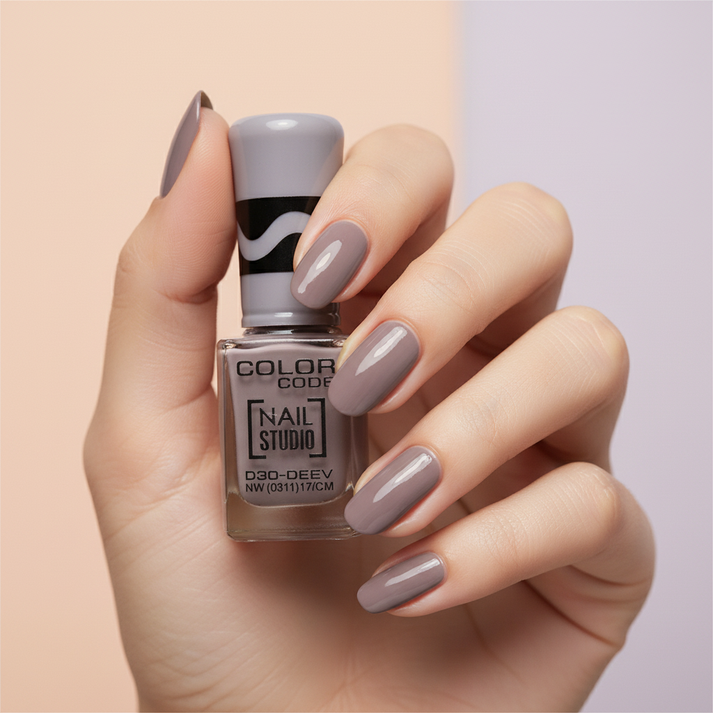 Color Code Nail Studio Nail Polish - Grey