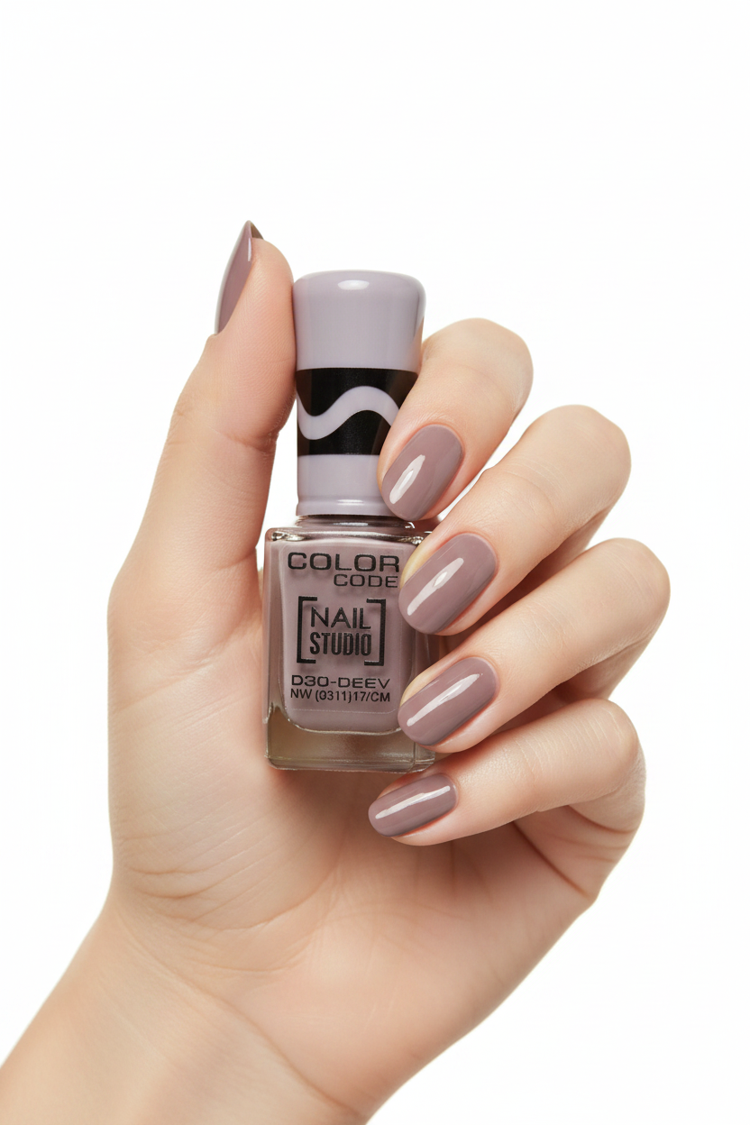 Color Code Nail Studio Nail Polish - Grey