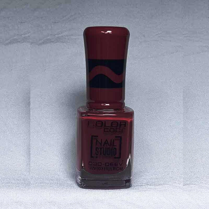 Color Code Nail Studio Nail Polish - Burgundy
