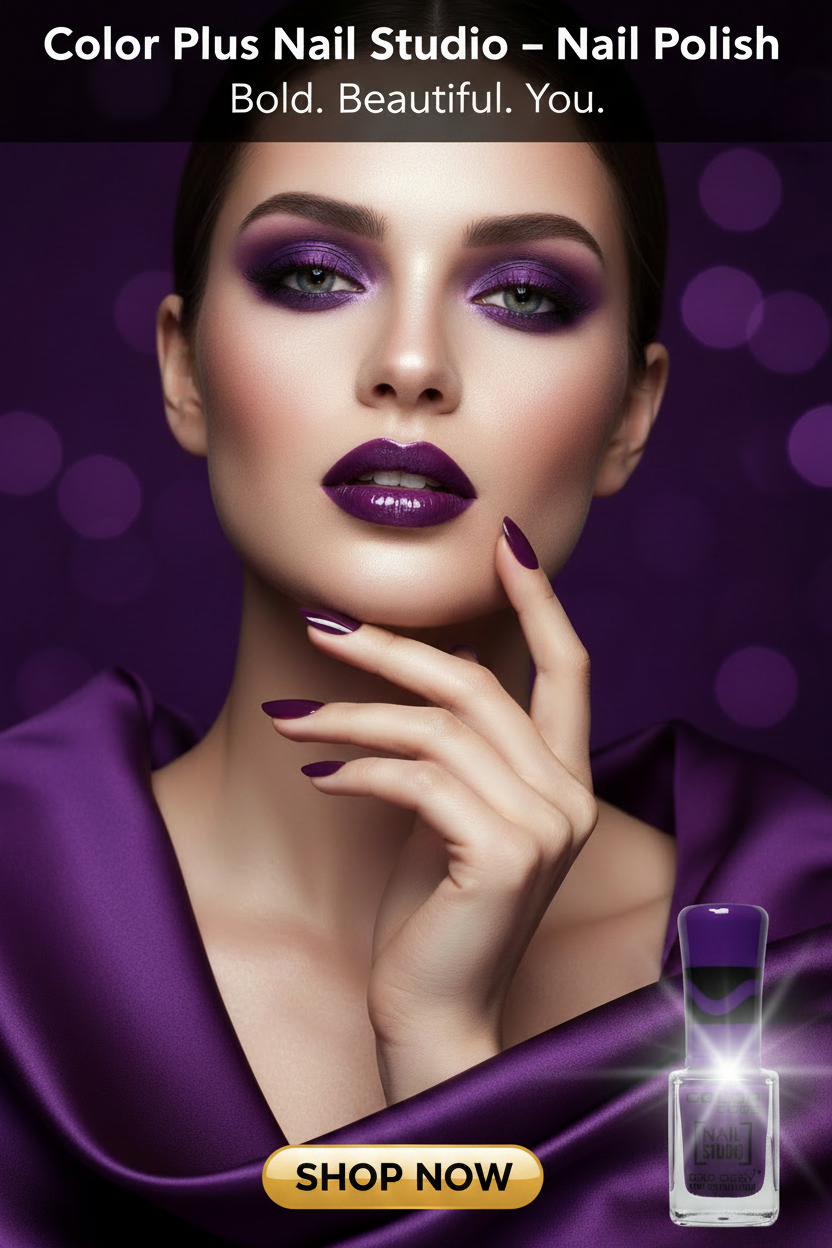 Color Code Nail Studio Nail Paint - Purple