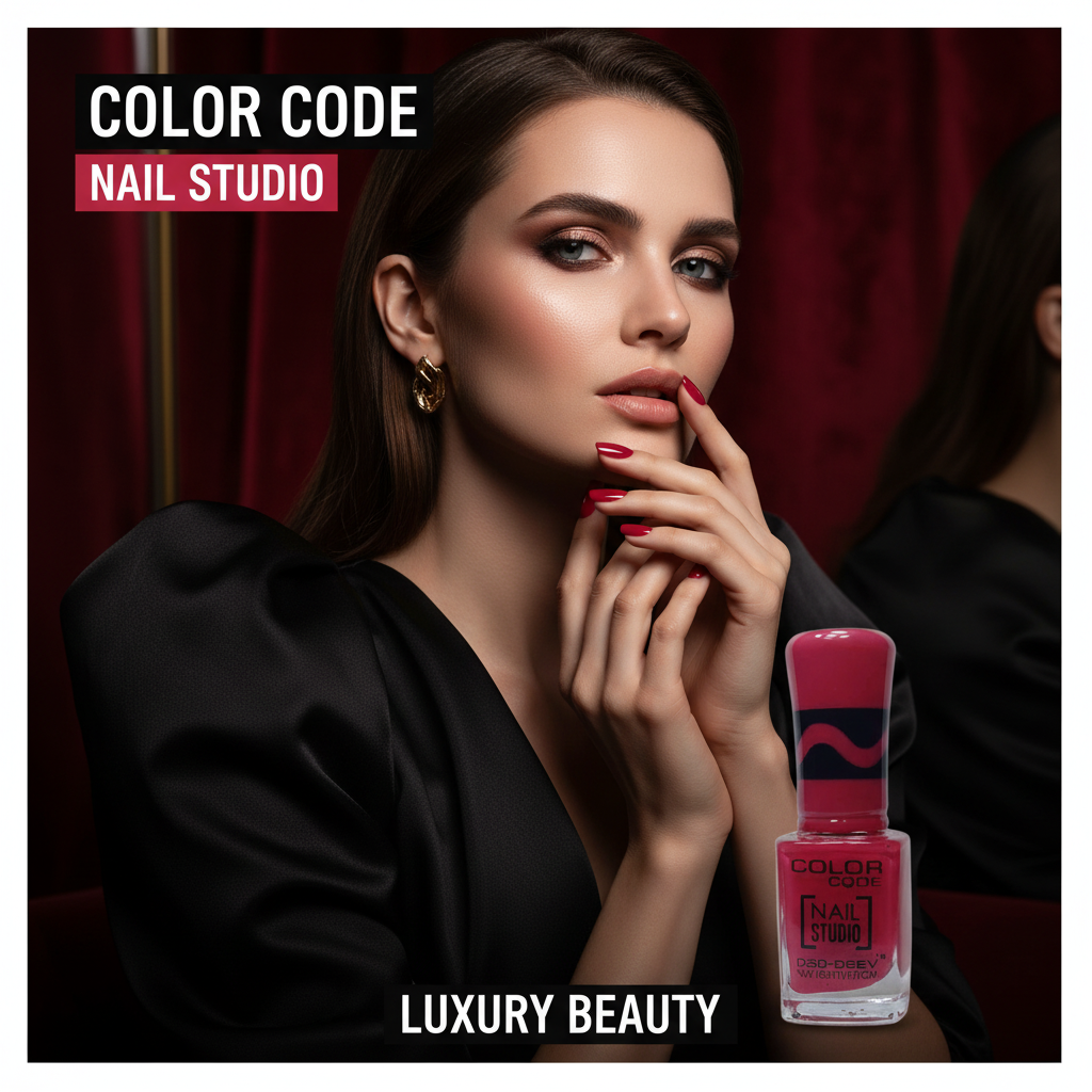 Color Code Nail Studio Nail Paint - Pink