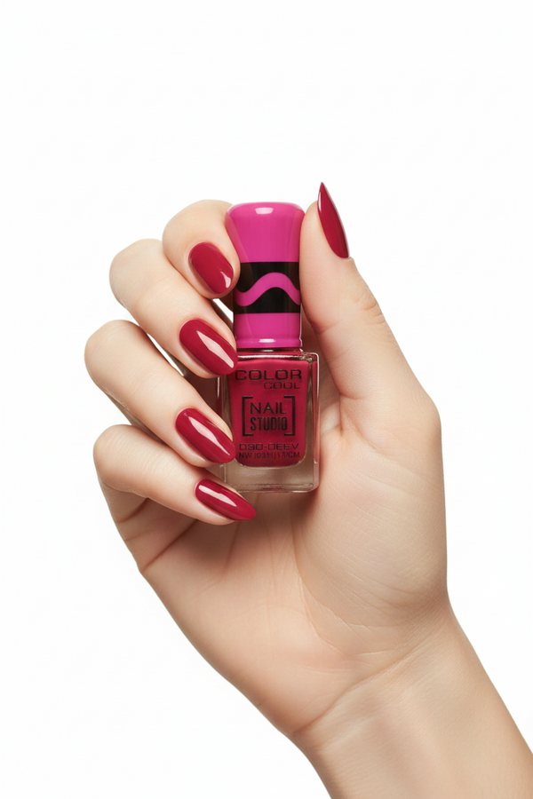 Color Code Nail Studio Nail Polish - Wine Red