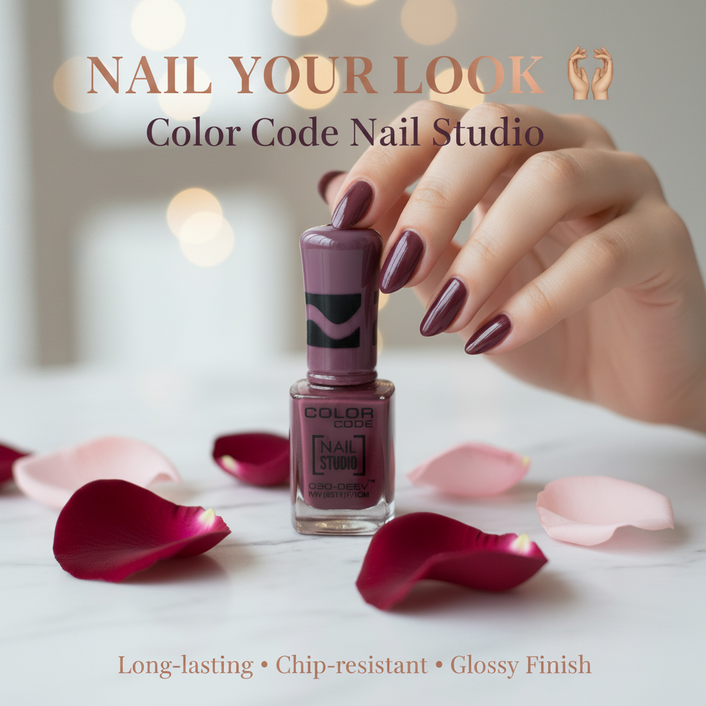 Color Code Nail Studio Nail Paint - Mauve