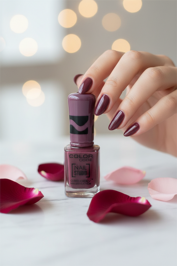 Color Code Nail Studio Nail Polish - Mauve