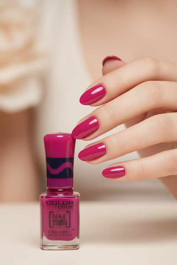 Color Code Nail Studio Nail Polish - Fuchsia