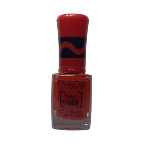 Color Code Nail Studio Nail Paint - Brick Red