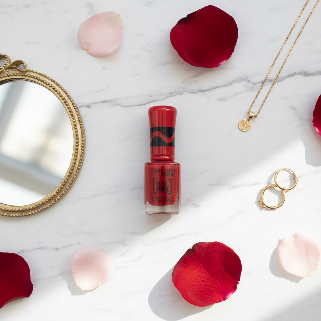 Color Code Nail Studio Nail Paint - Brick Red