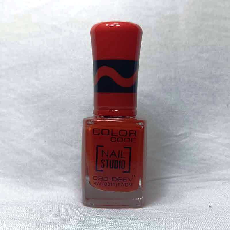 Color Code Nail Studio Nail Paint - Brick Red