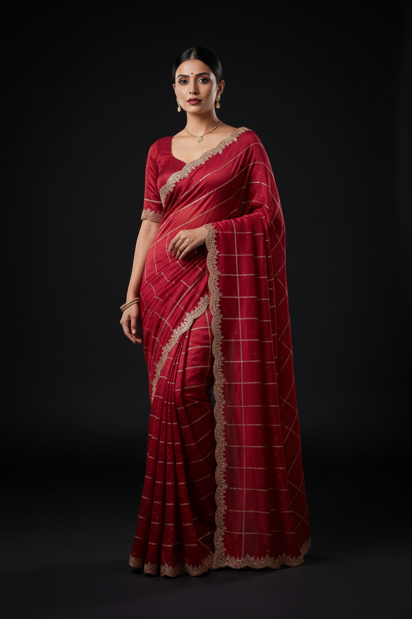 Jimmy Choo Saree – Studio Shot